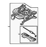 FL3Z1862526C - Body: Seat Track for Ford Image