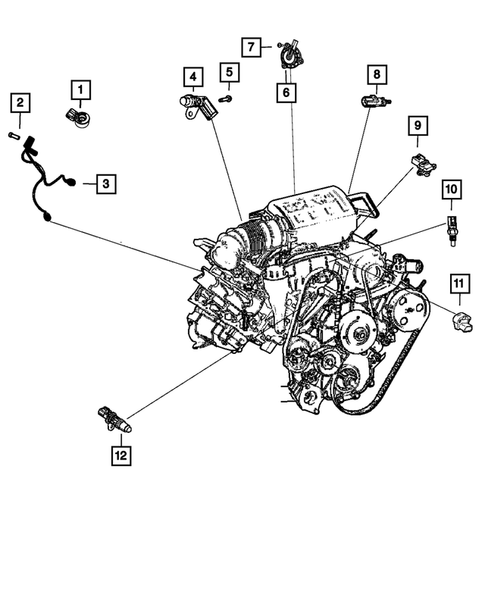 Sensors for 2014 Chrysler 200 #0