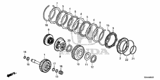 AT Forward Clutch for 2016 Honda Fit #0