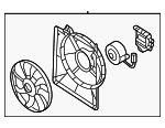 253804D900 - Cooling System: Fan Module for Hyundai: Entourage Image