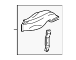 8721260270 - Body: Lower Duct for Toyota: Land Cruiser Image