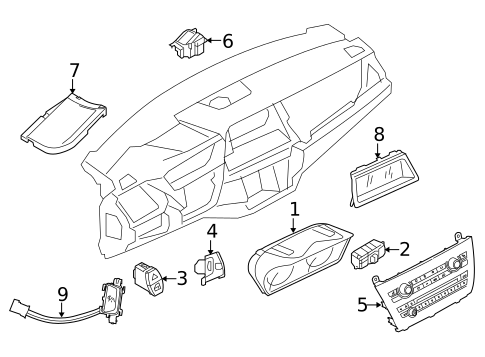 Controls for 2018 BMW X6 #0