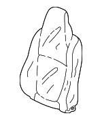 81121S3YA02ZG - Body: Seat Back Cover for Honda: Insight Image
