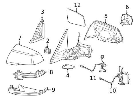 Mirrors for 2016 BMW X1 #0