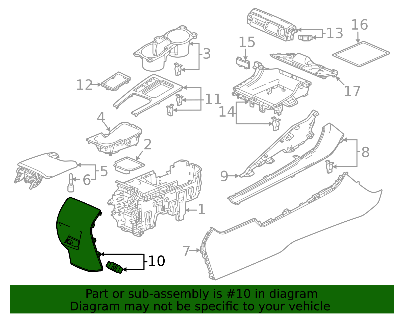 Genuine OEM Acura - Console Panel Part# 83450-T20-A01ZA | Acura