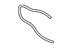 31414201 - Body: Door Glass Sunshade Clip for Volvo Image