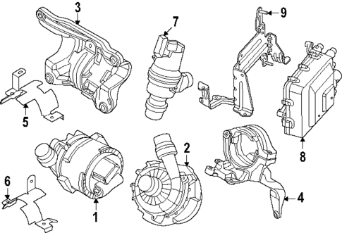 Water Pump for 2024 BMW i7 #0