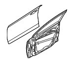 76004AA010 - : Door Shell for Hyundai: Elantra, Elantra N Image