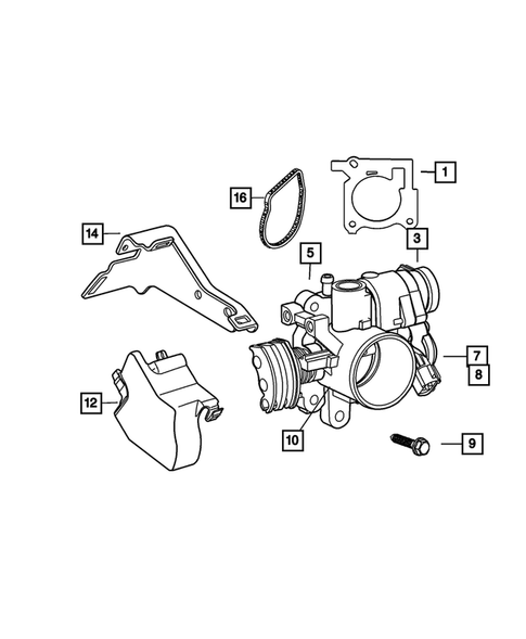 Throttle Body for 2003 Dodge Neon #0