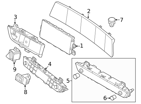 Cluster & Switches for 2023 Kia Sportage #0