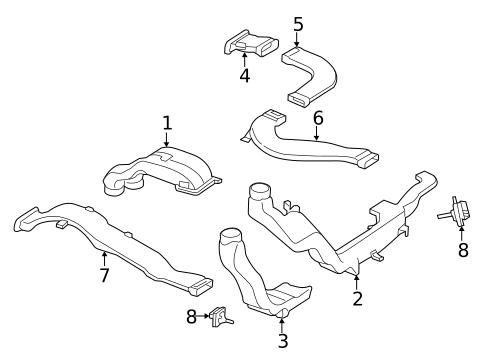 Ducts for 2023 Land Rover Discovery #3