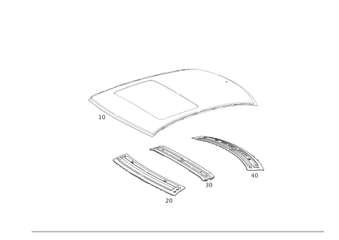 Roof for 2009 Mercedes-Benz C300 #0