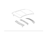 2046500801 - Roof: Roof Frame for Mercedes-Benz Image