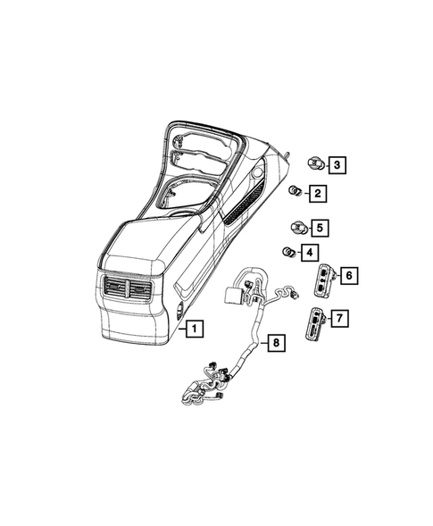 Wiring-Instrument Panel for 2017 Dodge Challenger #1