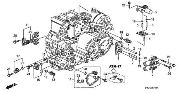 AT Sensor - Solenoid ('06-) for 2007 Honda Pilot #0