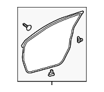 6786107010 - : Surround Weather-Strip for Toyota: Avalon Image
