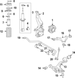 RNB000498 - : Strut for Land-Rover Image