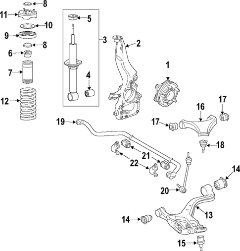 Front Suspension for 2007 Land Rover LR3 #0