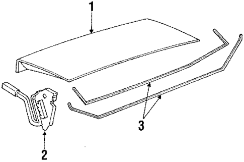 Trunk Lid for 1985 Mercury Marquis #0