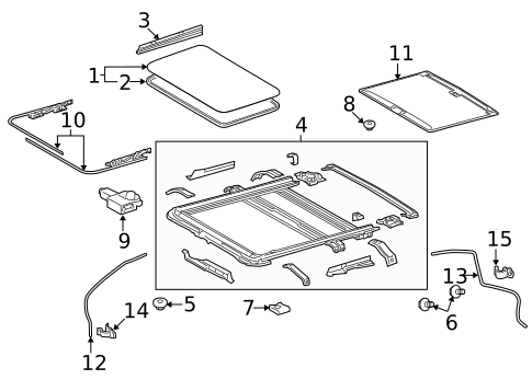 Sunroof for 2019 Toyota Land Cruiser #0