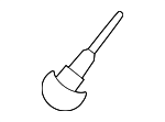 77506TX4A01 - Body: Glove Box Frame Stopper for Honda Image