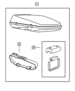 82213715 - Mopar Accessories - Component Parts: Luggage Carrier Kit for Mopar Image