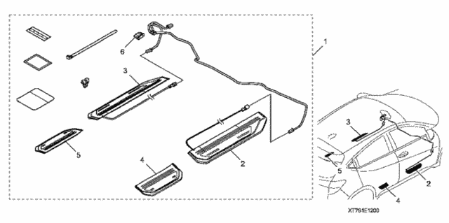 Door Sill Trim - Illuminated for 2020 Honda HR-V #0