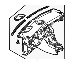 20568021048S92 - Body: Instrument Panel for Mercedes-Benz Image
