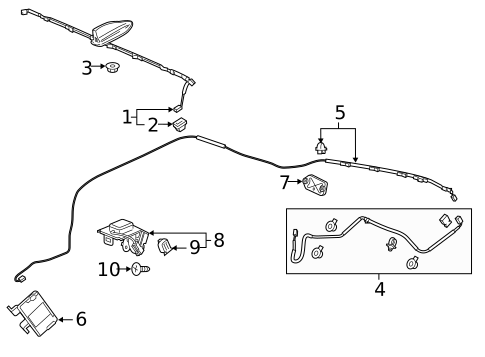 Navigation System for 2021 Honda Clarity #1