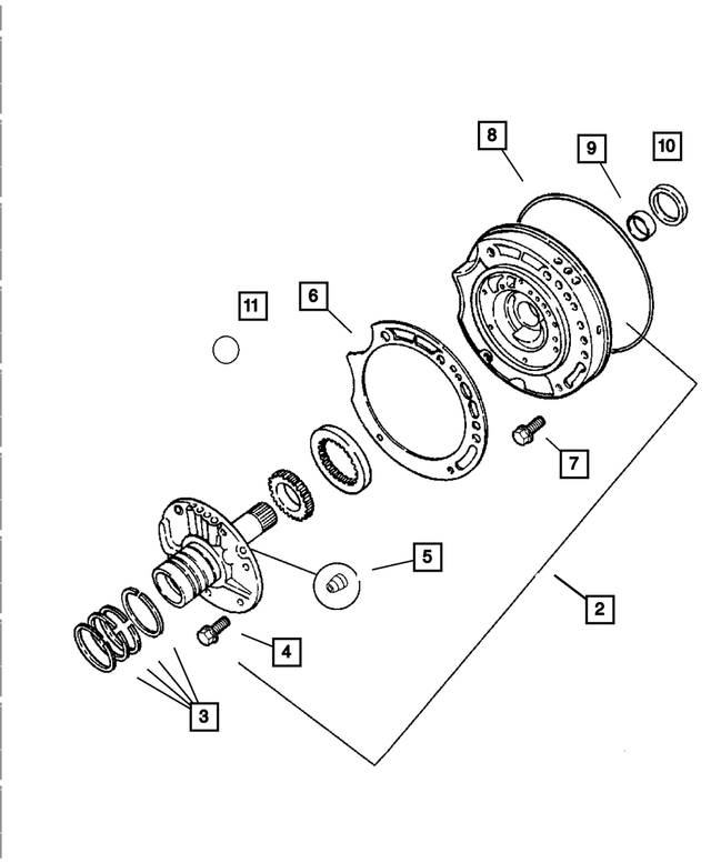 6500211 - Automatic Transaxle 4 Speed: Hex Head Bolt for Mopar Image
