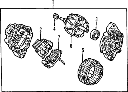 Alternator for 2004 Honda Civic #0
