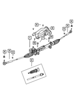 V8157856AA - Steering: Inner End Tie Rod Kit for Dodge: Grand Caravan Image