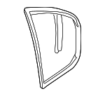 51348194693 - : Fixed Glass Seal for BMW: 323i, 325i, 325xi, 328i, 330i, 330xi Image