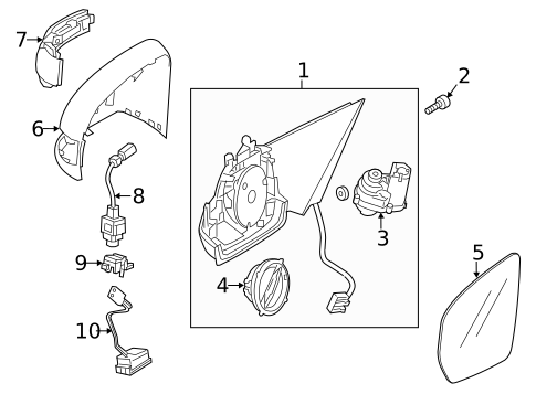 Mirrors for 2019 Mercedes-Benz S 560 #0