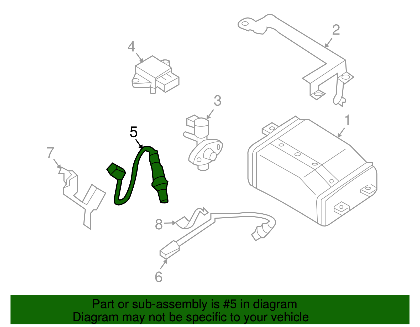 na様確認用 2011-2013 Nissan Altima Oxygen Sensor 22693-ZX00A | OEM
