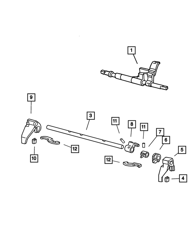4626507 - Manual Transmission 6 Speed: Interlock Plate for Mopar Image