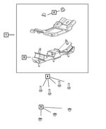 68090653AC - Transmission: Transmission Mount Isolator for Ram: 3500 Image