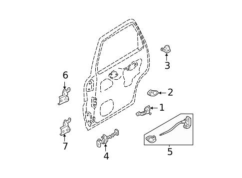 Front Door for 2006 Ford Escape #1