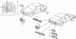 17277PH4700 - Interior/Bumper: LABEL, TUBING for Honda Image