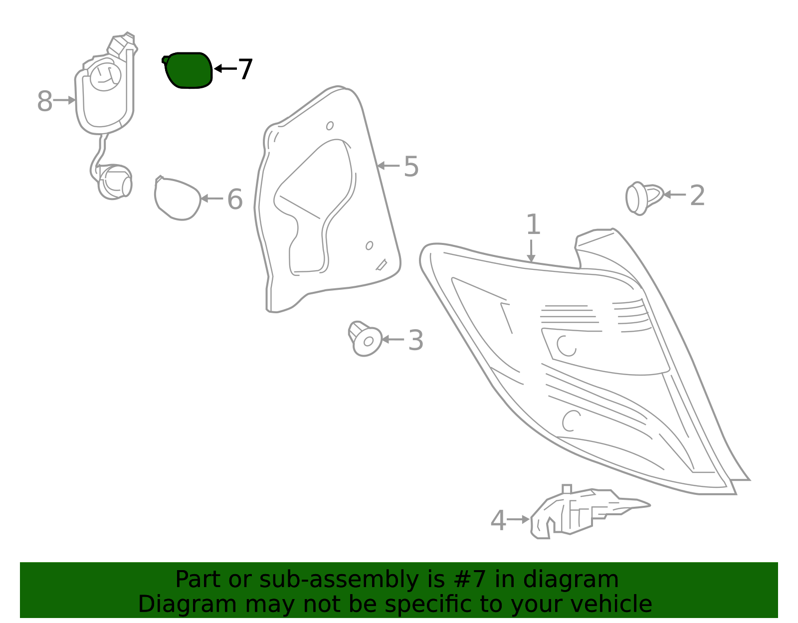 2015-2018 Toyota Yaris Turn Signal Light Bulb 90981-13093 | Toyota