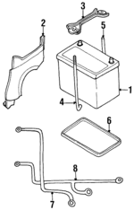24428S3800 - : Tray for Nissan: Pickup Image