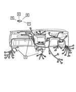 56042940AD - Electrical: Instrument Panel Wiring for Mopar Image