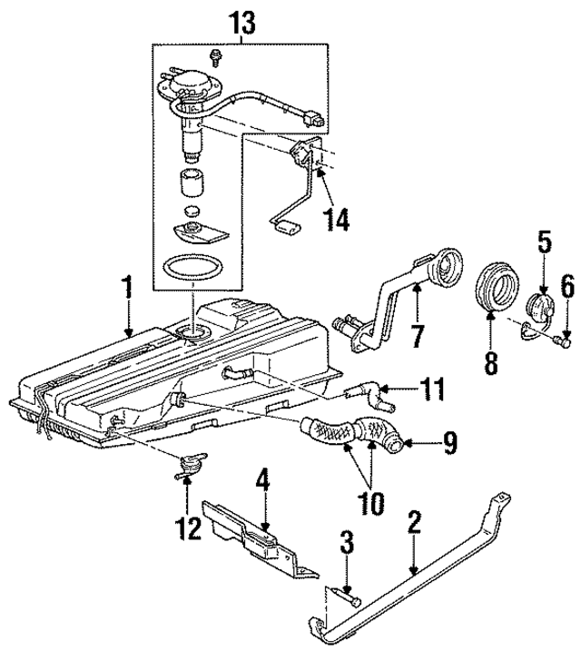 XF5Z9A213BA - : Fuel Gauge for Mercury: Villager Image