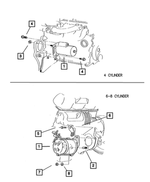 271506 - Electrical: Hex Nut for Mopar Image
