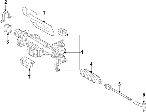 Steering Gear & Linkage for 2011 Volkswagen Jetta #14