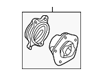 4K0407621B - Driveline &amp; Axles: Wheel Bearing And Hub Assembly for Audi Image