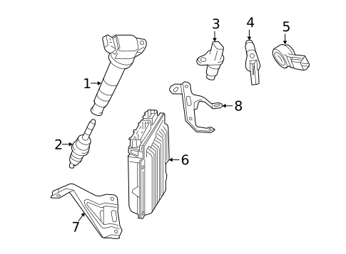 Powertrain Control for 2020 Lexus RX350 #0