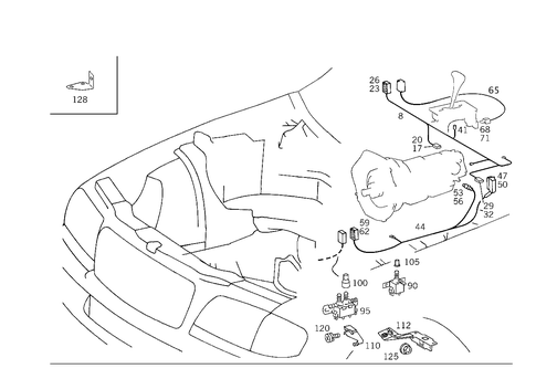 Electrical Parts Used for Transmission for 1997 Mercedes-Benz C280 #2