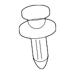10134407 - Body: Cowl Grille Retainer for GM Image