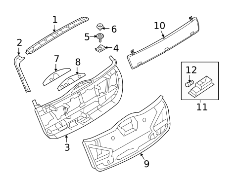 Interior Trim for 2009 BMW 328i #0